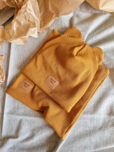 Komplet MIŚ dwuwarstwowy MUSZTARDA