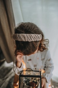 Opaska do włosów BROKATKA  ROSE