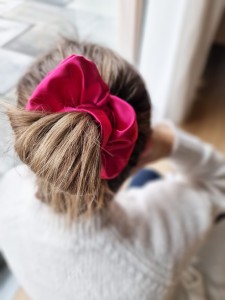 Gumka scrunchies  MAGENTA (duża)   