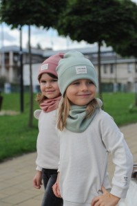 Czapka bennie PISTACJA 