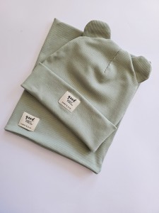 Komplet PISTACJA miś 