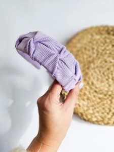 Opaska marszczona LILA prażek