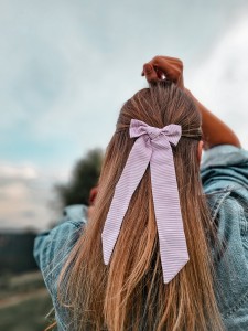 Spinka do włosów KOKARDA paski