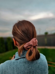 Gumka scrunchies  RÓŻ MARSHALA 