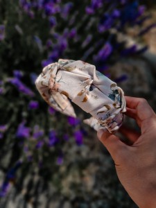 Opaska damska  marszczona wzór BOHO