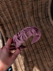 Opaska damska marszczona WRZOS wiskoza 