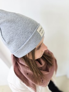 Czapka jednowarstwowa beanie SZARA