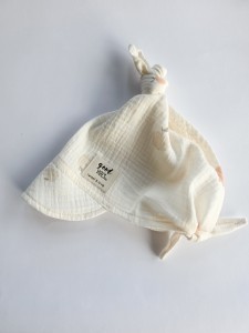 Chustka muślin ŚMIETANKA wzór